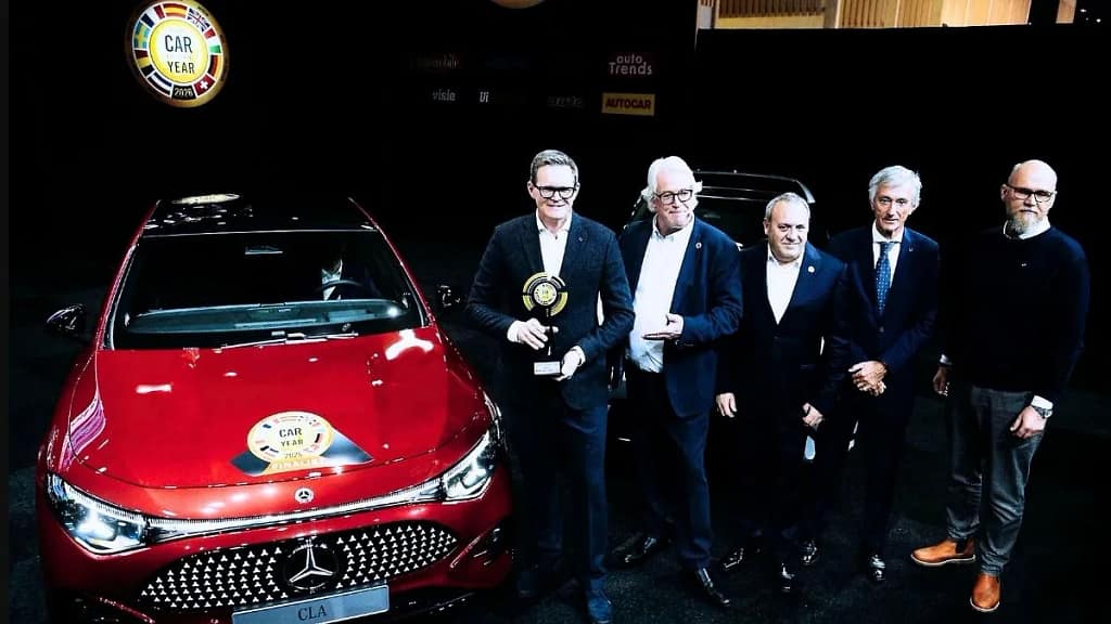 Mercedes-Benz CLA won the Car of the Year 2026