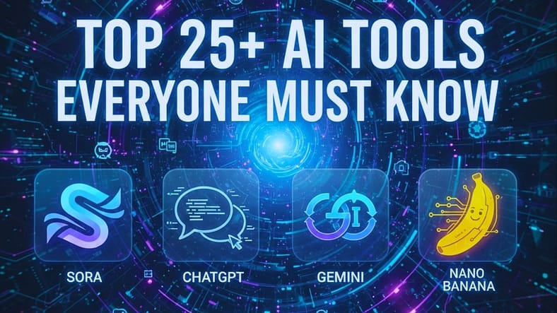 top 25+ ai tools everyone must know