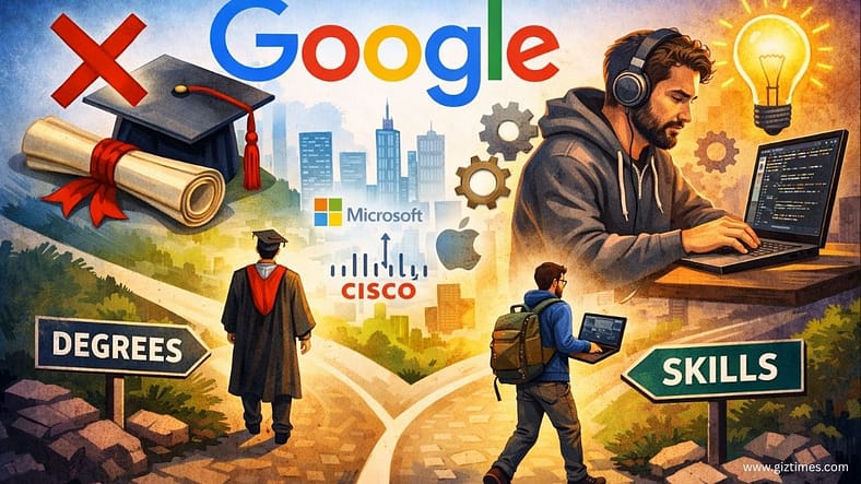 Google is Hiring More People with Skills Rather than College Degrees, Says Sergey Brin Google is Hiring More People with Skills Rather than College Degrees, Says Sergey Brin