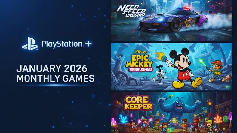 PlayStation Plus Monthly Games For January 2026 are Here: Sony Official Announcement on Lineup An AI-generated image that reflects PlayStation Plus Monthly Games For January 2026