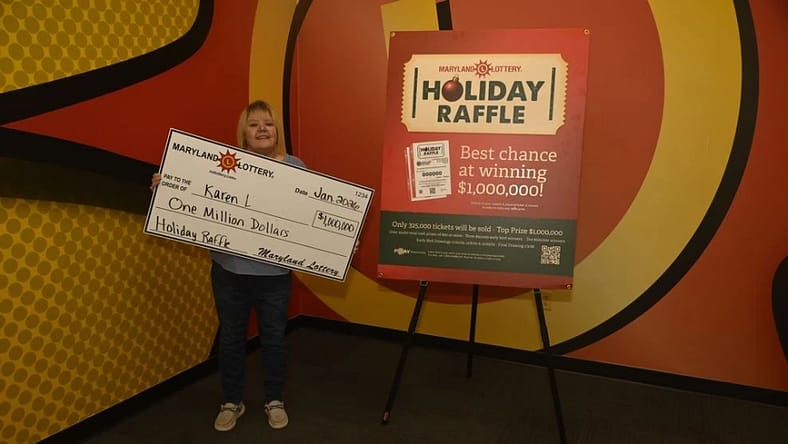 $1 million won by Rosedale woman in Maryland Lottery’s holiday raffle $1 million won by Rosedale woman in Maryland Lottery's holiday raffle