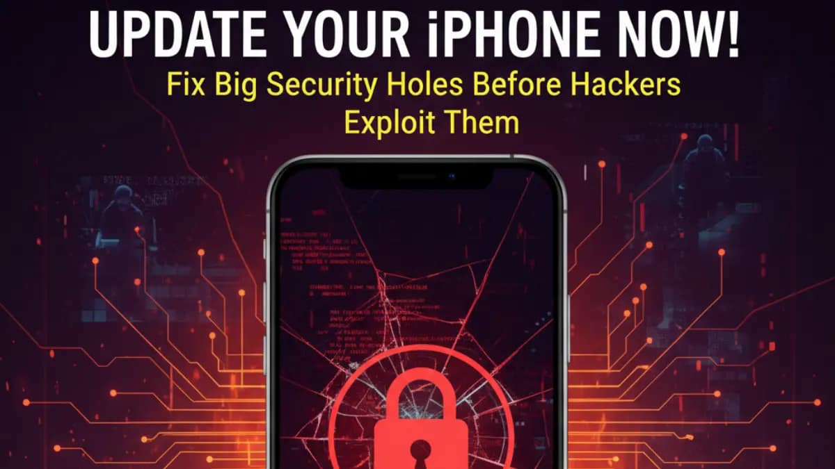 An AI image that reflects Update Your iPhone Now: Fix Big Security Holes