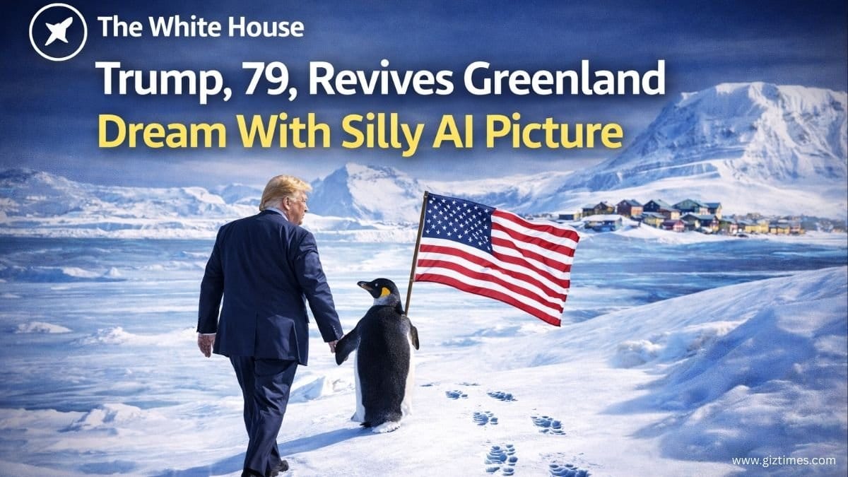Trump, 79, Revives Greenland Dream With Silly AI Picture