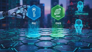 An AI-generated image that reflects digital trust is the basic support system that holds the internet together today.