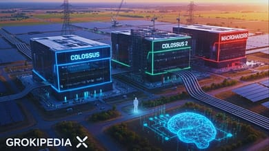 An AI -Generated image that reflects Musk's xAI Grows AI Infrastructure with 2 Gigawatt Computing Capacity