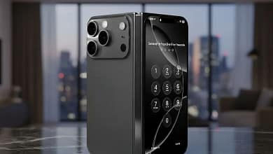 An AI image that reflects Apple's A20 Pro Chip Unleashed: iPhone Fold and 18 Pro Set to Revolutionize Foldables