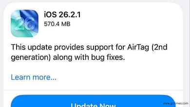 Apple releases iOS 26.2.1 to support new AirTag turned out to be negative for the users