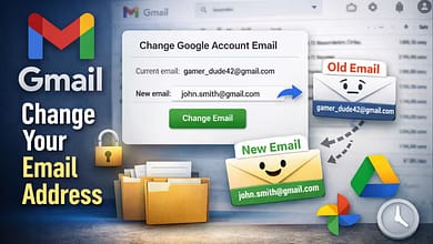 An AI-generated image that reflects Google Email Address Change Feature