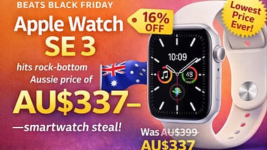 An AI image that reflects Beats Black Friday: Apple Watch SE 3 hits rock-bottom Aussie price of AU$337—smartwatch steal!